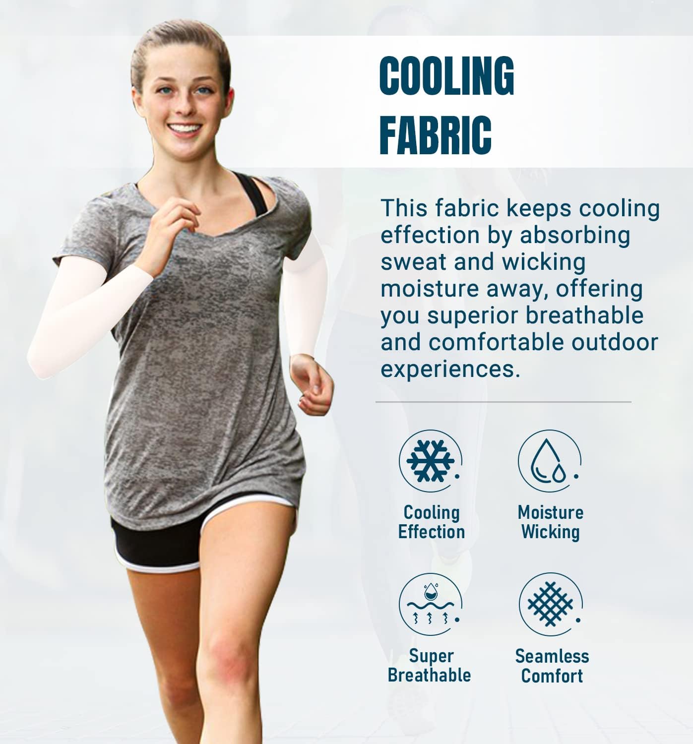 Sun Protection Cooling Arm Sleeves Compression - Tattoo Cover up - Sun Sleeves for Men Women Youth