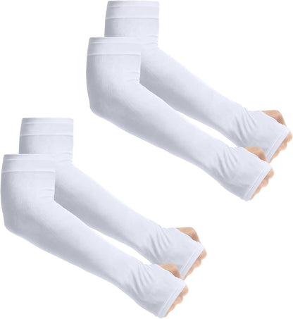 Sun Protection Cooling Arm Sleeves Compression - Tattoo Cover up - Sun Sleeves for Men Women Youth