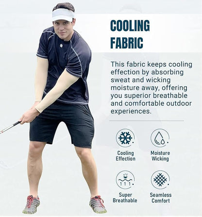 Sun Protection Cooling Arm Sleeves Compression - Tattoo Cover up - Sun Sleeves for Men Women Youth