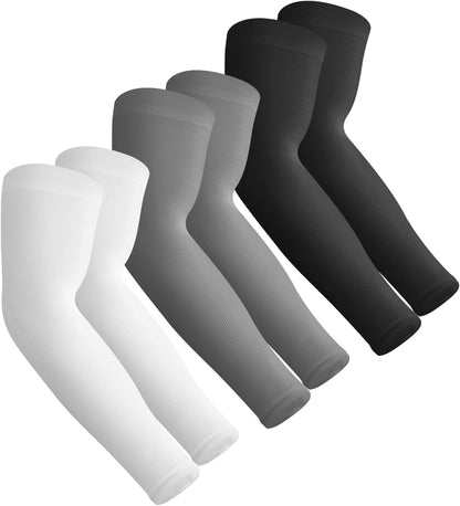 Sun Protection Cooling Arm Sleeves Compression - Tattoo Cover up - Sun Sleeves for Men Women Youth