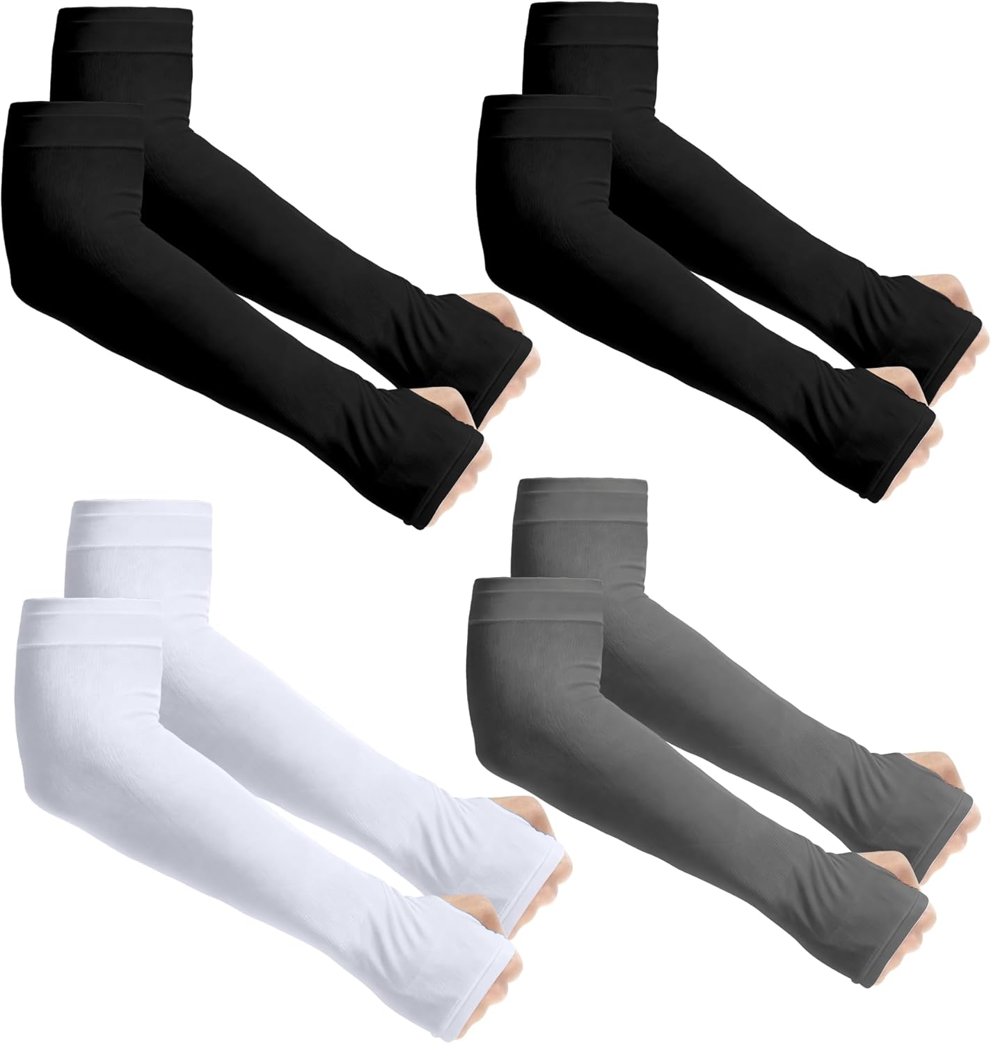 Sun Protection Cooling Arm Sleeves Compression - Tattoo Cover up - Sun Sleeves for Men Women Youth