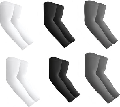 Sun Protection Cooling Arm Sleeves Compression - Tattoo Cover up - Sun Sleeves for Men Women Youth