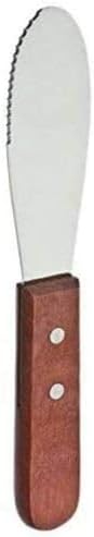 Wide Stainless Steel Spreader Kitchen Knives for Sandwiches Butter Cheese set of 2