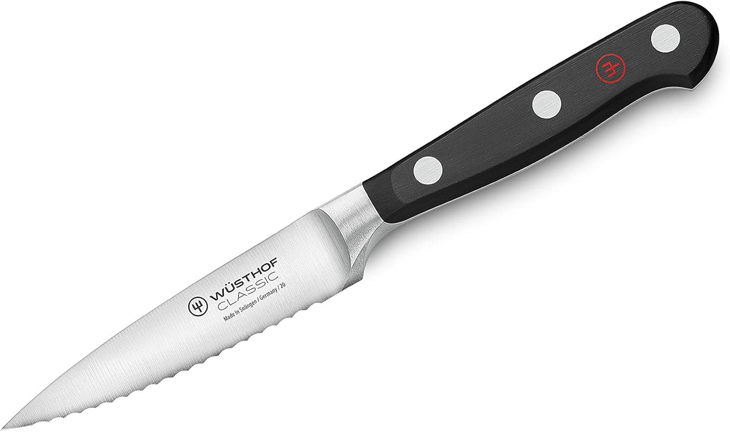 Wusthof Classic 3.5" Fully Serrated Paring Knife