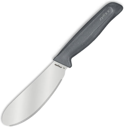 Sandwich Knife & Condiment Spreader - Sandwich Spreader for Butter, Cream Cheese, & Jellies - Ergonomic Stainless Steel Spreading - Butter Spread for Bagels & Toast - Gray 4.7"