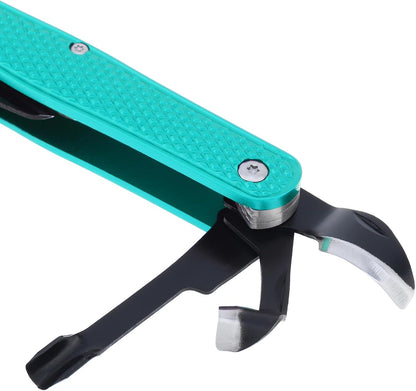 Traditional Folding Whittling Knife with 1.5in Detail Blade, Sawcut Handle, Nickel Silver Bolsters, Multi-Tool Portable Carving Tool Right Handed Carving Knife for Carving Camping EDC Outdoors