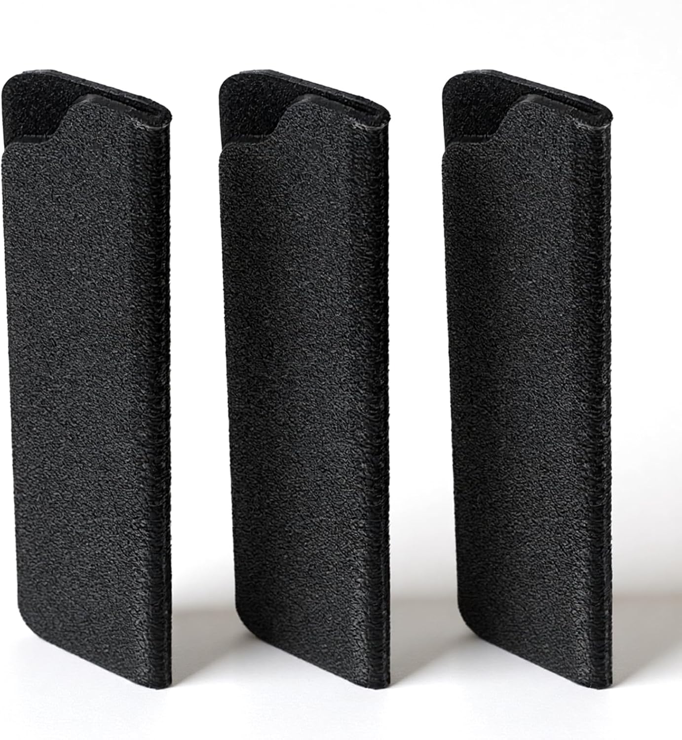 3 PCS Paring Knife Cover 3.5'' Paring Knife Sheath Fruit Knives Edge Guards Plastic Kitchen Blade Sheath Kit Covers with Felt Lining Blade Protectors (Black)