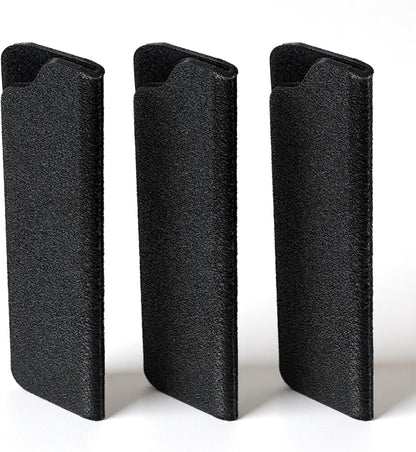 3 PCS Paring Knife Cover 3.5'' Paring Knife Sheath Fruit Knives Edge Guards Plastic Kitchen Blade Sheath Kit Covers with Felt Lining Blade Protectors (Black)