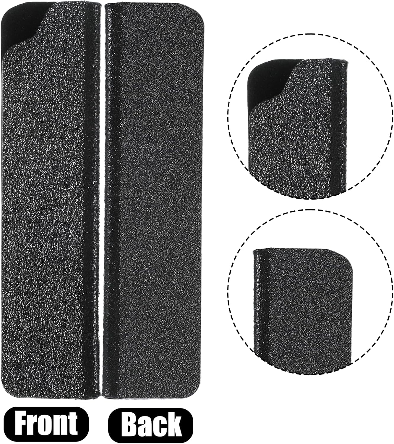 3 PCS Paring Knife Cover 3.5'' Paring Knife Sheath Fruit Knives Edge Guards Plastic Kitchen Blade Sheath Kit Covers with Felt Lining Blade Protectors (Black)