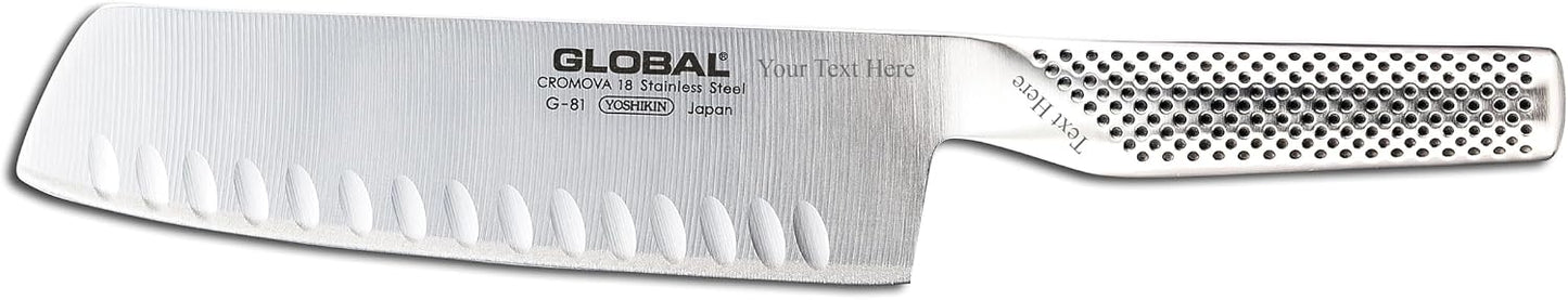 Global 7" Hollow Ground Vegetable Knife