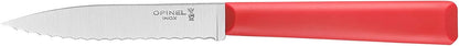 Les Essentials+ No. 313 Serrated Paring Knife, Corrosion Resistant + Dishwasher Safe, Made in France, Blue