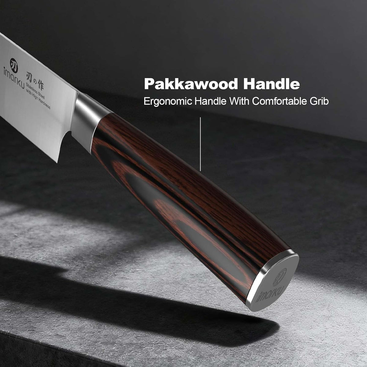 Chef Knife 8 Inch, Professional Kitchen Knife in Japanese HC Steel, Super Sharp Knife With Ergonomic Handle, Cooking Knife With Gift Box, Kitchen Gadgets, Best Gifts for Family and Friends