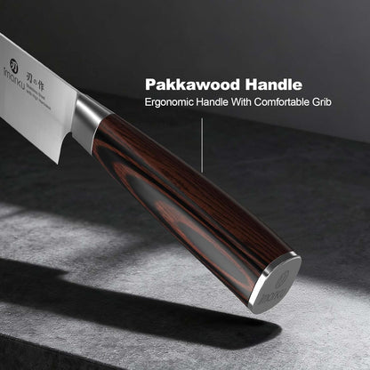 Chef Knife 8 Inch, Professional Kitchen Knife in Japanese HC Steel, Super Sharp Knife With Ergonomic Handle, Cooking Knife With Gift Box, Kitchen Gadgets, Best Gifts for Family and Friends