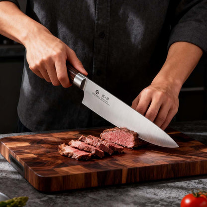 Chef Knife 8 Inch, Professional Kitchen Knife in Japanese HC Steel, Super Sharp Knife With Ergonomic Handle, Cooking Knife With Gift Box, Kitchen Gadgets, Best Gifts for Family and Friends