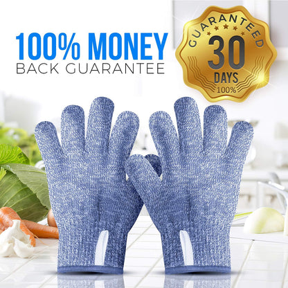 Kids Cut Resistant Gloves | Level 5 Safety for Cooking, Gardening & Whittling | Real Kitchen Protection for Kids