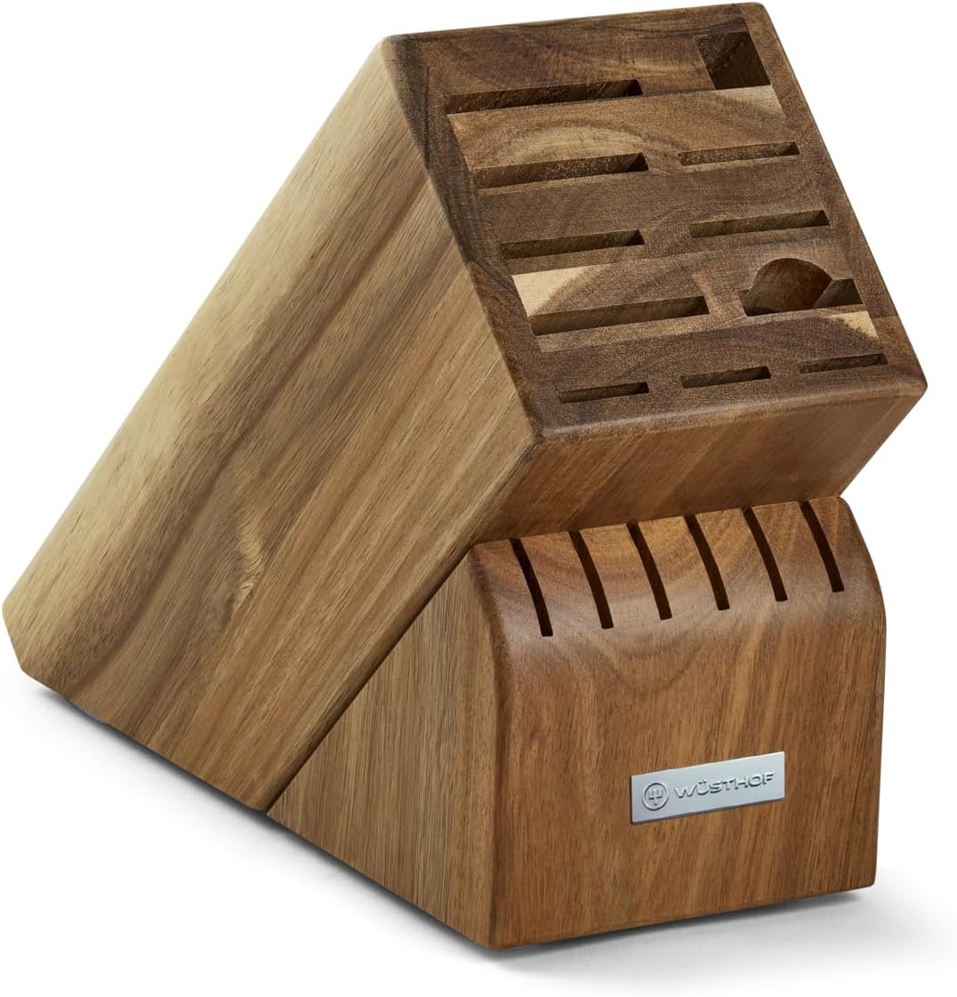 WÜSTHOF 17-Slot Acacia Knife Storage Block
