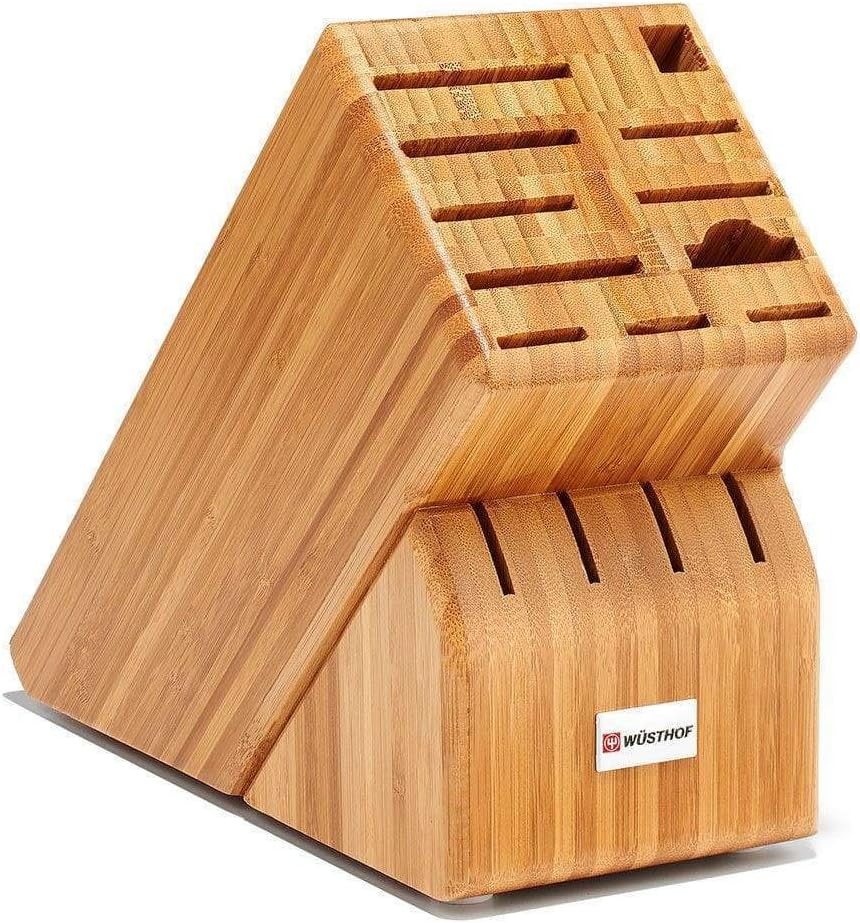 WÜSTHOF 17-Slot Acacia Knife Storage Block