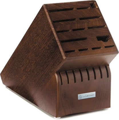 WÜSTHOF 17-Slot Acacia Knife Storage Block