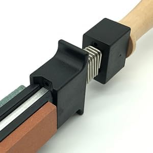 Professional Sharpener with 6 Sharpening Stones, Fixed Angle Kitchen Chef Knife Sharpening Set, Grinding Grip System Tool, Professional Sharpening