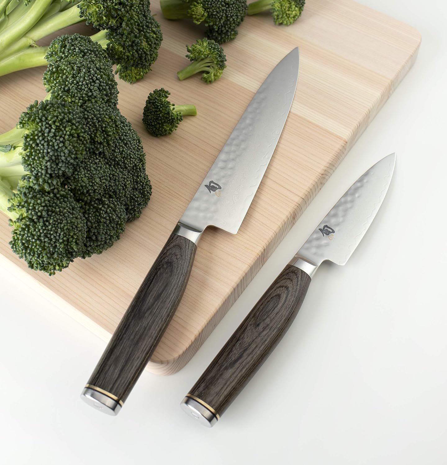 Premier 6.5" Utility Knife, Handcrafted Japanese Knife, VG-MAX Core with Damascus Stainless Steel Cladding, Pakkawood Handle, Precision and Sharpness for Professional and Home Chefs