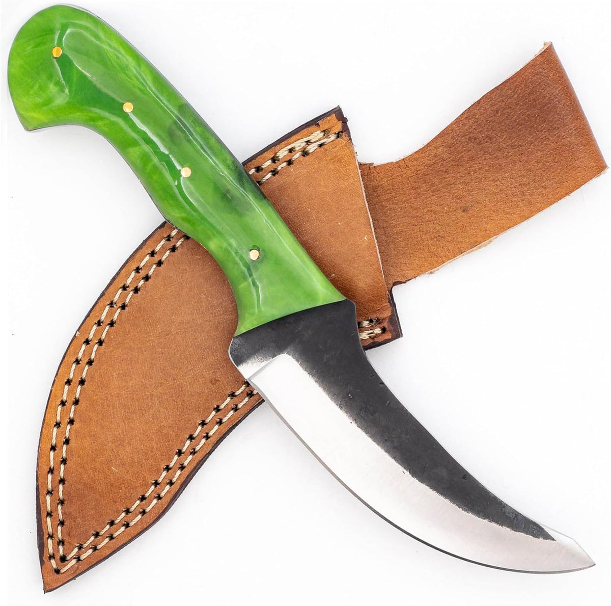 ™ Full Tang Tiny Predator Food Prep Kitchen Camping Cooking Japanese Deba Knife w/Walnut Wood & Genuine Leather