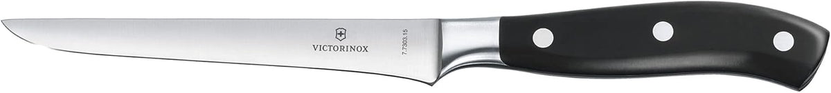 Grand Maitre Chef's Knife - Sharp Kitchen Knife with Straight Edge - Ergonomic Cooking Knife - Premium Kitchen Essentials - Wood Handle, 8"