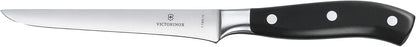 Grand Maitre Chef's Knife - Sharp Kitchen Knife with Straight Edge - Ergonomic Cooking Knife - Premium Kitchen Essentials - Wood Handle, 8"