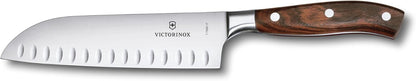 Grand Maitre Chef's Knife - Sharp Kitchen Knife with Straight Edge - Ergonomic Cooking Knife - Premium Kitchen Essentials - Wood Handle, 8"