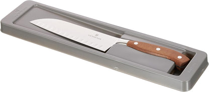 Grand Maitre Chef's Knife - Sharp Kitchen Knife with Straight Edge - Ergonomic Cooking Knife - Premium Kitchen Essentials - Wood Handle, 8"