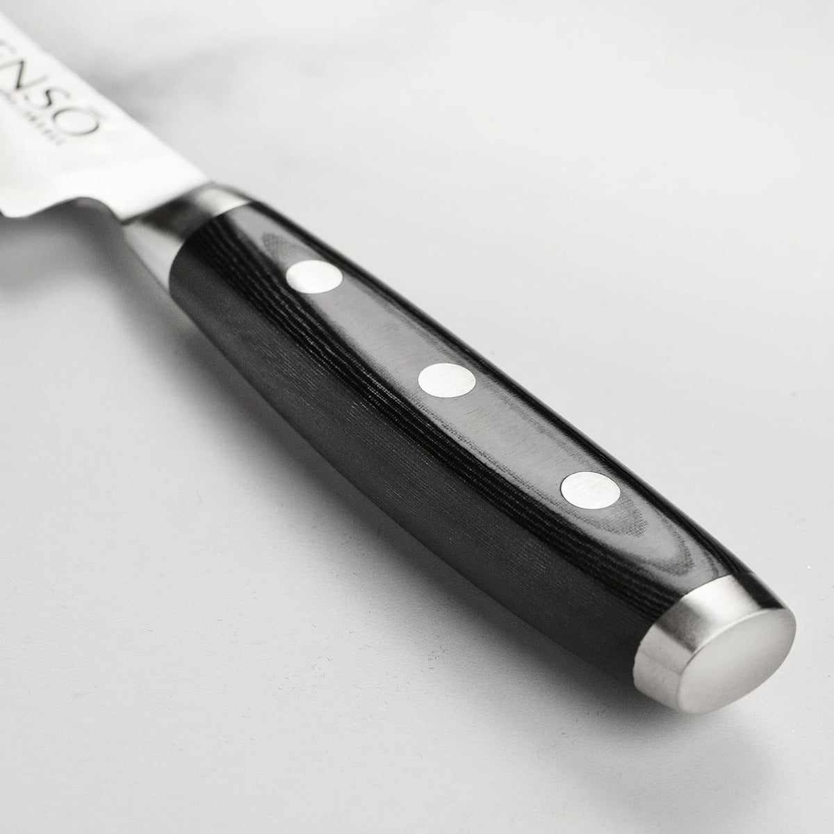 Curved Boning Knife - Made in Japan - HD Series - VG10 Hammered Damascus Stainless Steel - 6"