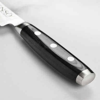 Curved Boning Knife - Made in Japan - HD Series - VG10 Hammered Damascus Stainless Steel - 6"