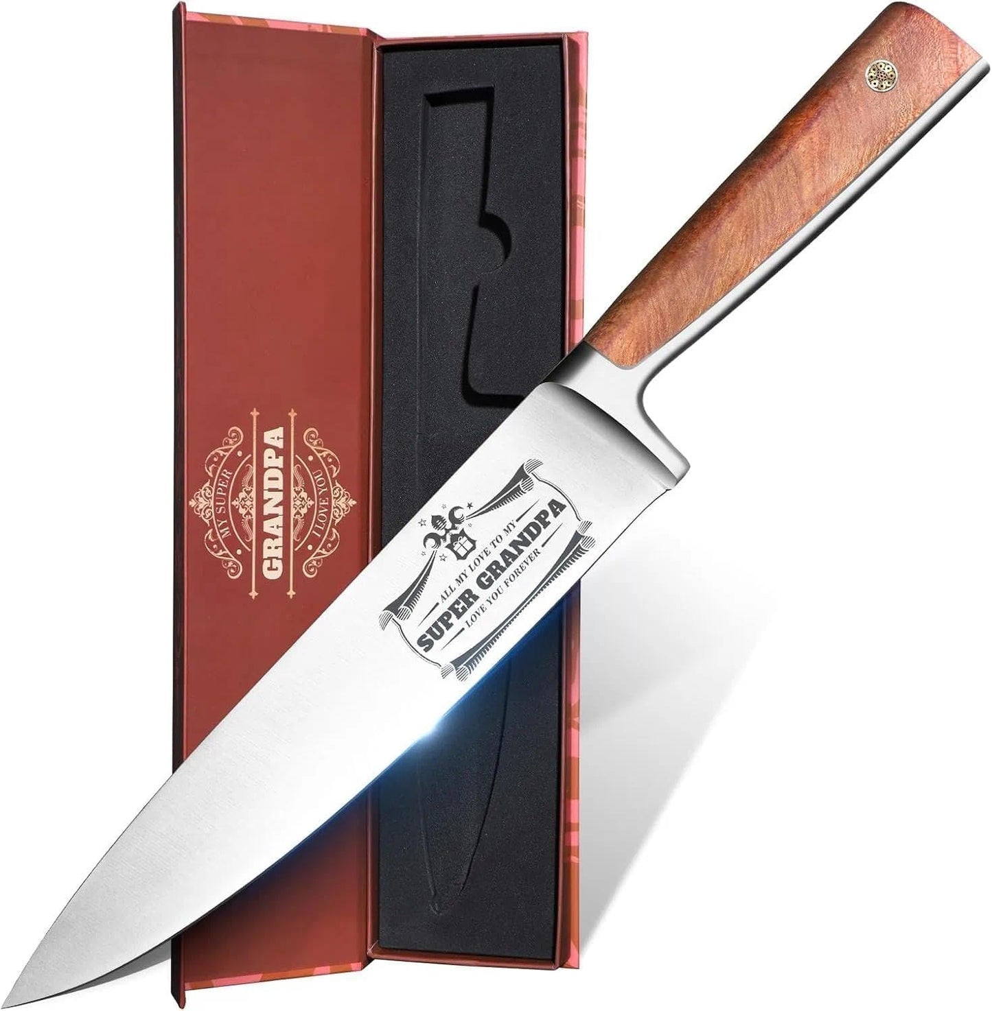 Huusk Viking Boning Knife 6 inch, Japanese Boning Knives for Meat Cutting, Full Tang Fillet Knife with Sheath, Brisket Trimming Knives for BBQ, Camping, Christmas Gift for Men and Women