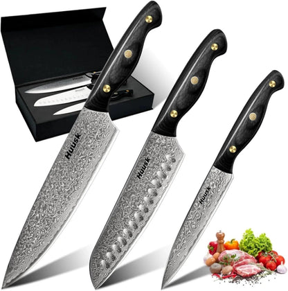 Huusk Viking Boning Knife 6 inch, Japanese Boning Knives for Meat Cutting, Full Tang Fillet Knife with Sheath, Brisket Trimming Knives for BBQ, Camping, Christmas Gift for Men and Women