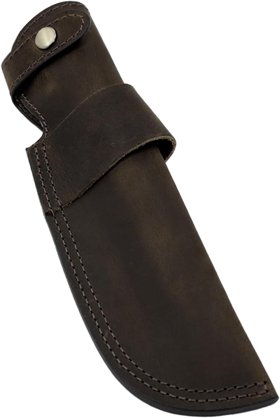 Premium Leather Knife Sheath, 5.1 Inch EDC Knife Holster belt, Knife Scabbard Cover, Shop Knife Sheath Knives Sleeves Case Edge Guards Blade Protectors (Brown)