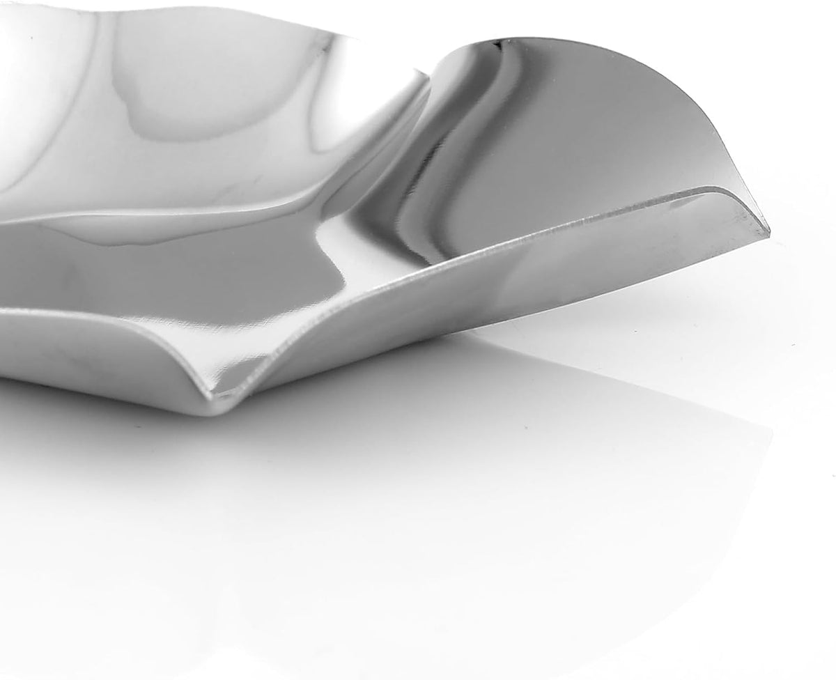 Set of 36 Stainless Steel Grillable Oyster Shells Reusable for Baked Grilled Shells for Cooking Silver Kitchen Metal Oyster Dish for Seafood Clam Scallop