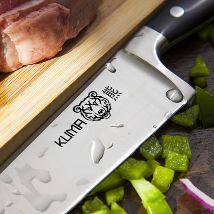 8 Inch Chef Knife, Razor Sharp Stainless Steel Blade with Gift Box | Ergonomic handle; balanced control; multipurpose prep for vegetables, herbs, fruit and boneless meats