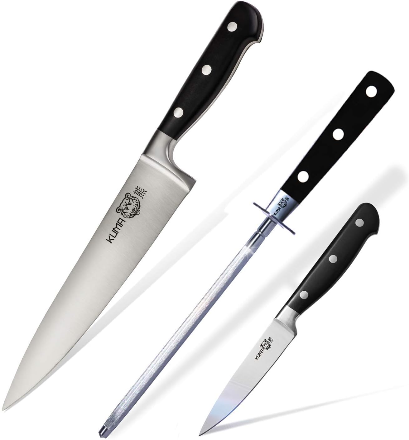 8 Inch Chef Knife, Razor Sharp Stainless Steel Blade with Gift Box | Ergonomic handle; balanced control; multipurpose prep for vegetables, herbs, fruit and boneless meats