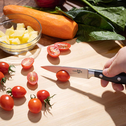 8 Inch Chef Knife, Razor Sharp Stainless Steel Blade with Gift Box | Ergonomic handle; balanced control; multipurpose prep for vegetables, herbs, fruit and boneless meats