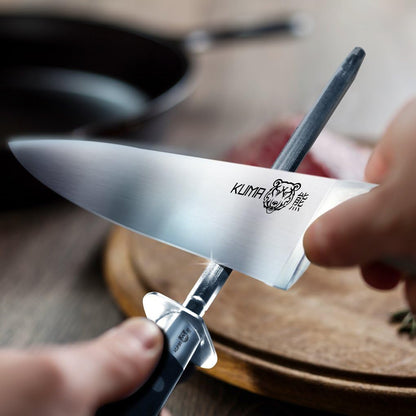 8 Inch Chef Knife, Razor Sharp Stainless Steel Blade with Gift Box | Ergonomic handle; balanced control; multipurpose prep for vegetables, herbs, fruit and boneless meats