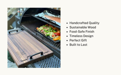 Mini 6"x9" American Maple End Grain Cutting Board Handmade in USA, Premium, Small Butcher Block for Kitchen