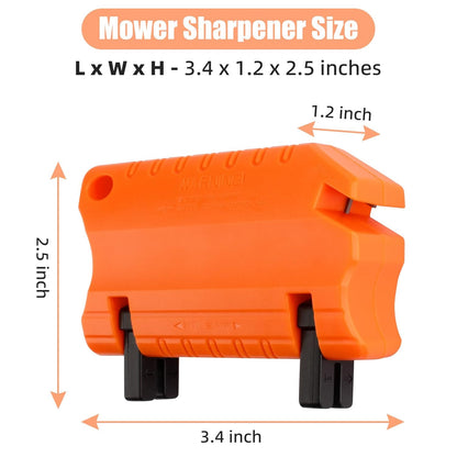 Reel Mower Blade Sharpener Kit - Orange