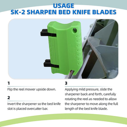 Reel Mower Blade Sharpener Kit - Orange