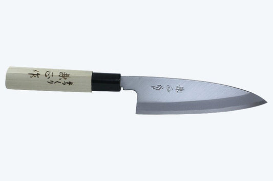 Kanetsune Funayuki-Deba 165mm With Plastic Bolster Magnolia wood handle KC-549