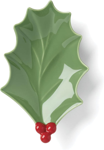 Hosting the Holidays Christmas Cheese Plate and Knife Set