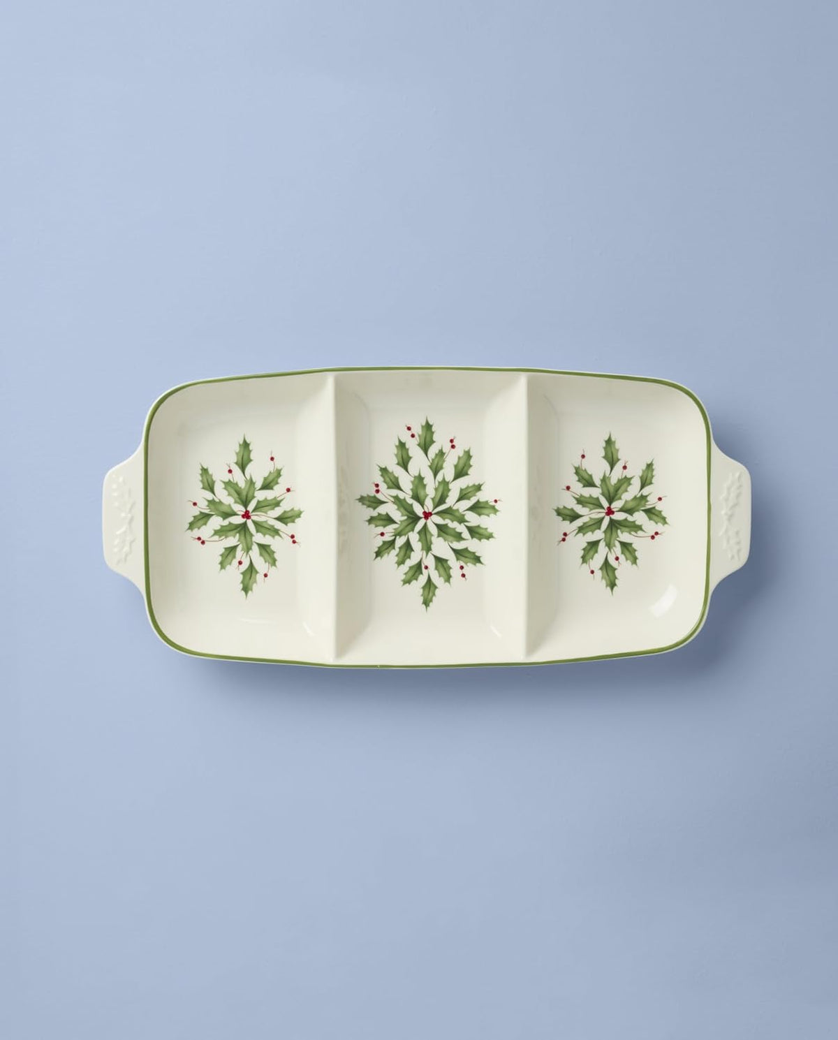 Hosting the Holidays Christmas Cheese Plate and Knife Set