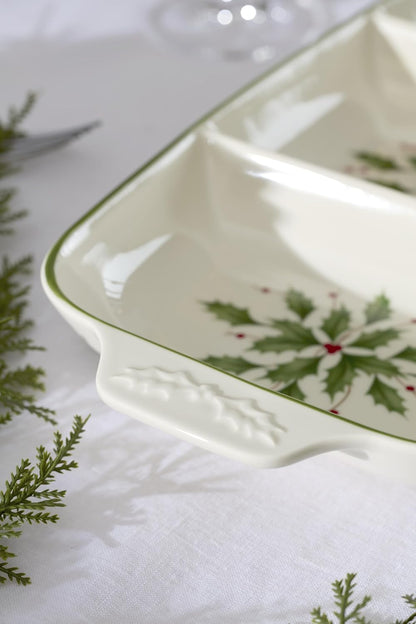 Hosting the Holidays Christmas Cheese Plate and Knife Set
