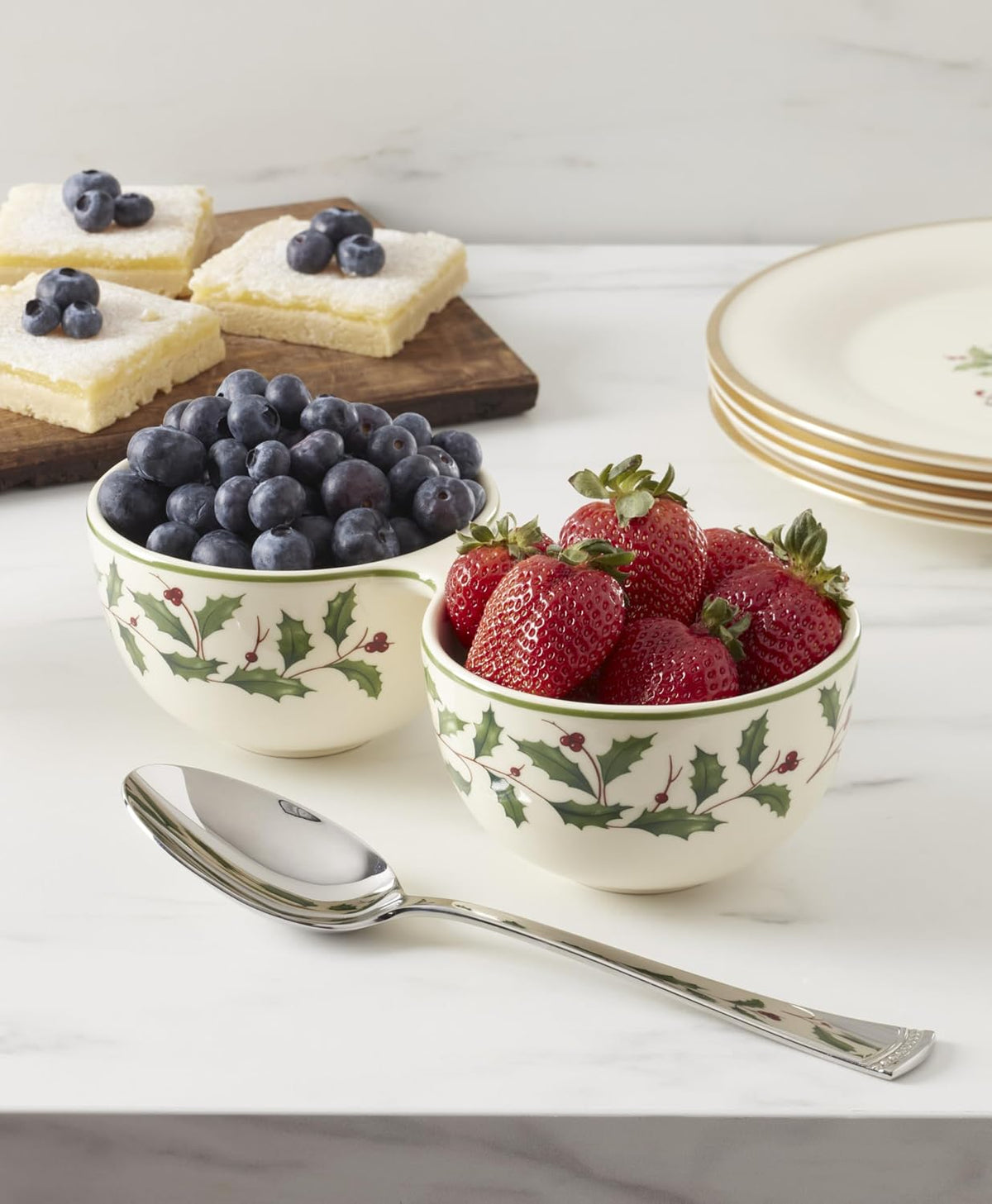 Hosting the Holidays Christmas Cheese Plate and Knife Set