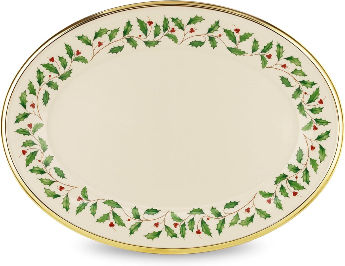 Hosting the Holidays Christmas Cheese Plate and Knife Set
