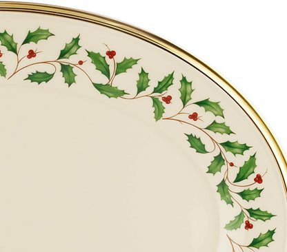 Hosting the Holidays Christmas Cheese Plate and Knife Set