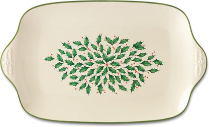 Hosting the Holidays Christmas Cheese Plate and Knife Set